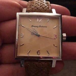 Leather Tommy Bahama men’s watch